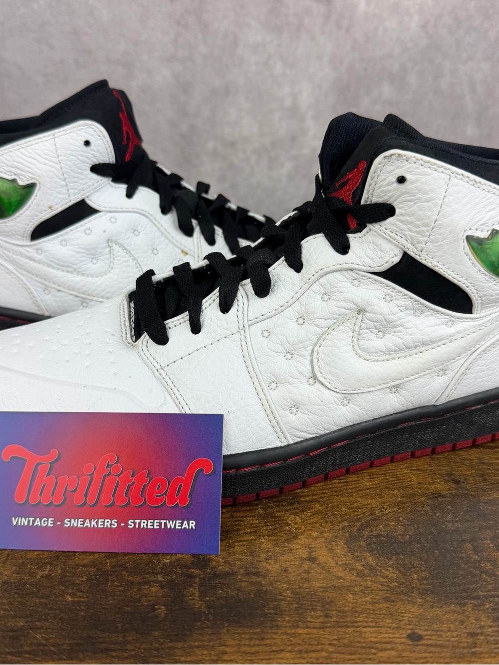 Air Jordan 1 Retro ‘97 Black Toe Size 9.5 555069-101 Men’s Sneakers OG Rare